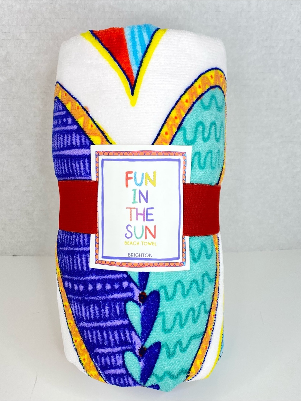 Brighton Fun in the Sun Endless Summer Beach Pool Towel 60” x 30” NEW